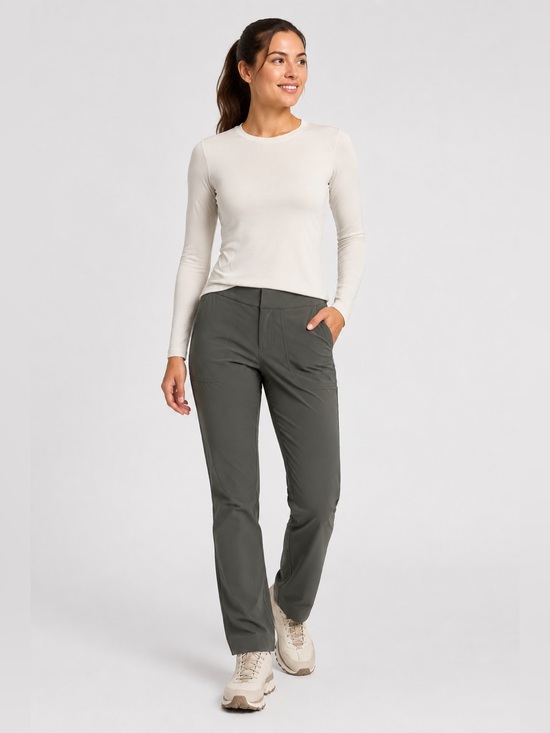 Athleta Pants - Athleta Wander Trek Tech Softshell Green Pants